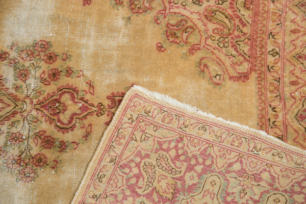  Distressed Vintage Kerman Rug / Item 3533 image 9