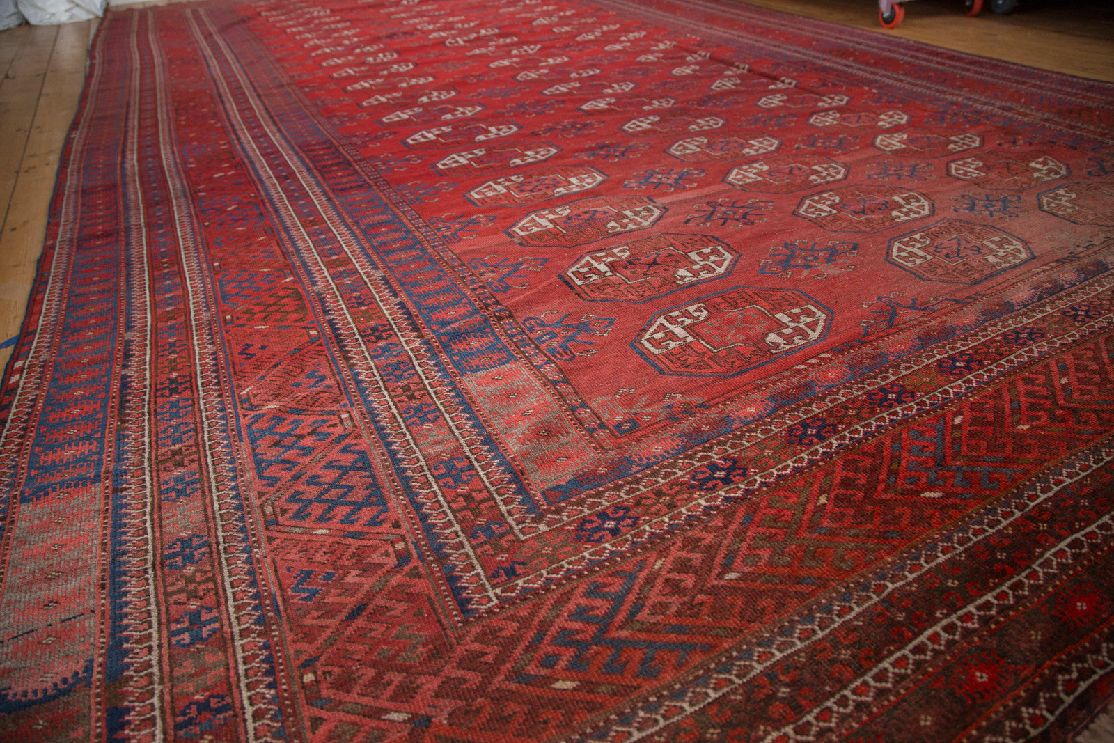 Vintage Afghan Bokhara Carpet