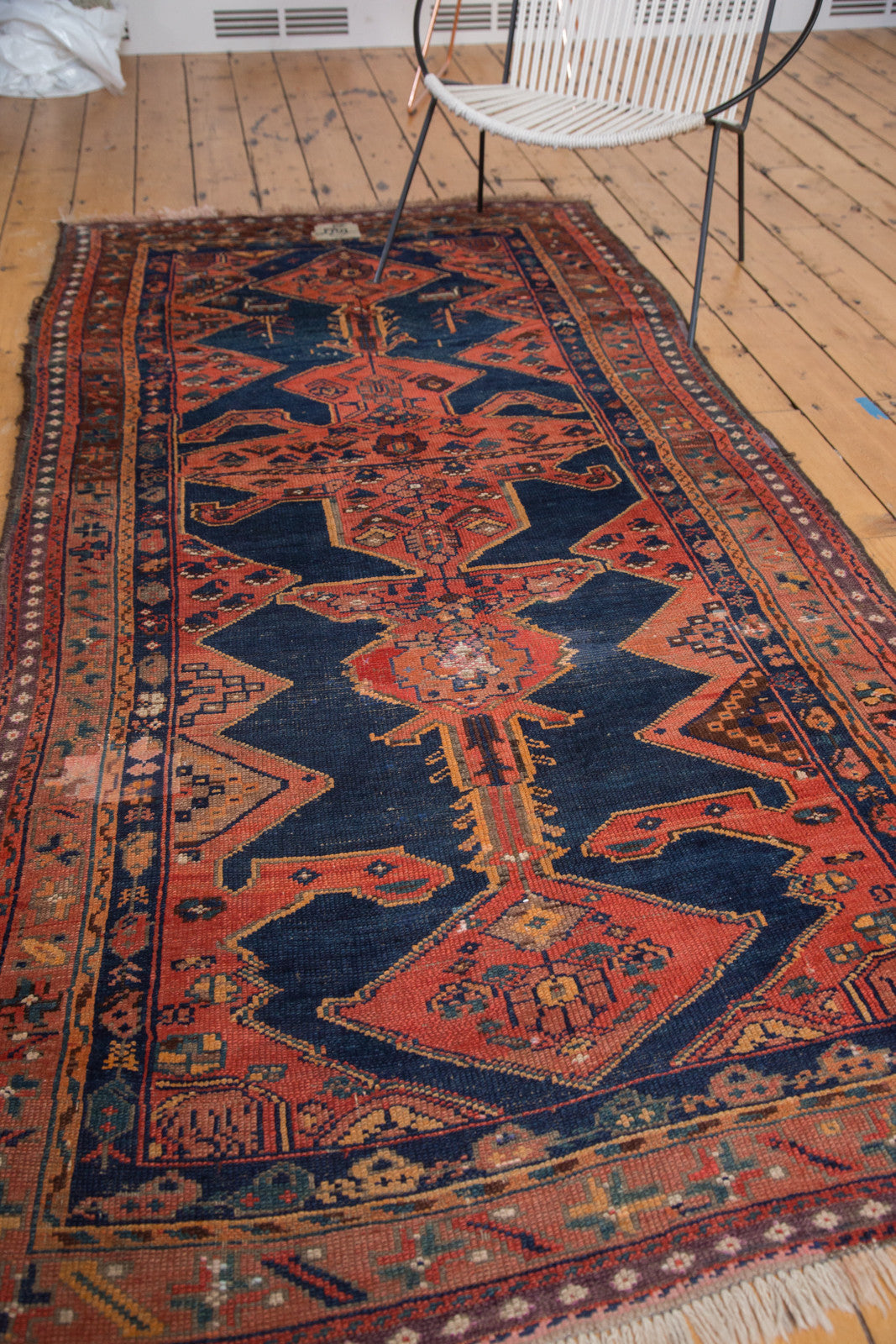 4x8 Vintage Kurdish Rug