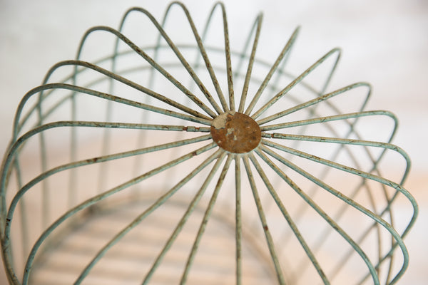 Vintage Chippy Blue Birdcage // ONH Item 3546 Image 3