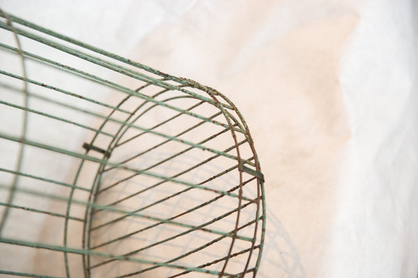 Vintage Chippy Blue Birdcage // ONH Item 3546 Image 5