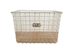 Mid Century Vintage Wire Basket // ONH Item 3559