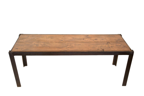 Reclaimed Industrial Bench Table // ONH Item 3571