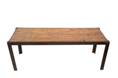Reclaimed Industrial Bench Table // ONH Item 3571