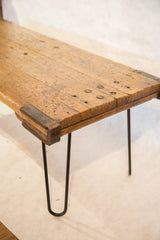 Reclaimed Industrial Coffee Table Hairpin Legs // ONH Item 3572 Image 2