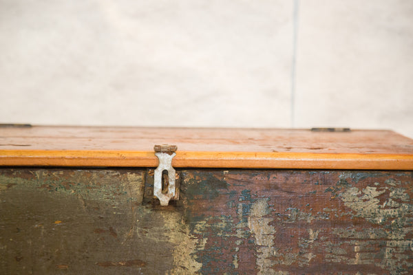 Reclaimed Industrial Trunk with Rope Handles // ONH Item 3575 Image 1