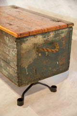 Reclaimed Industrial Trunk with Rope Handles // ONH Item 3575 Image 2