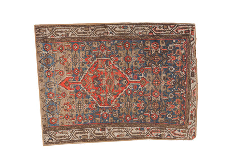 Vintage Hamadan Fragment Rug Fragment