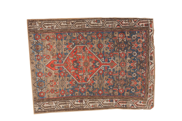 Vintage Hamadan Fragment Rug Fragment