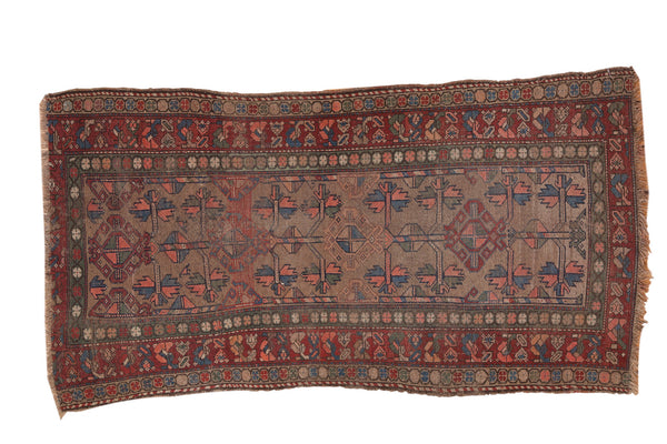 Vintage Kurdish Hamadan Rug