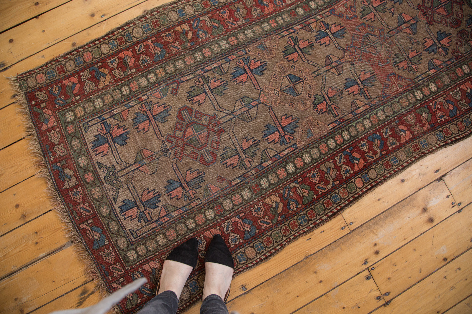 Vintage Kurdish Hamadan Rug