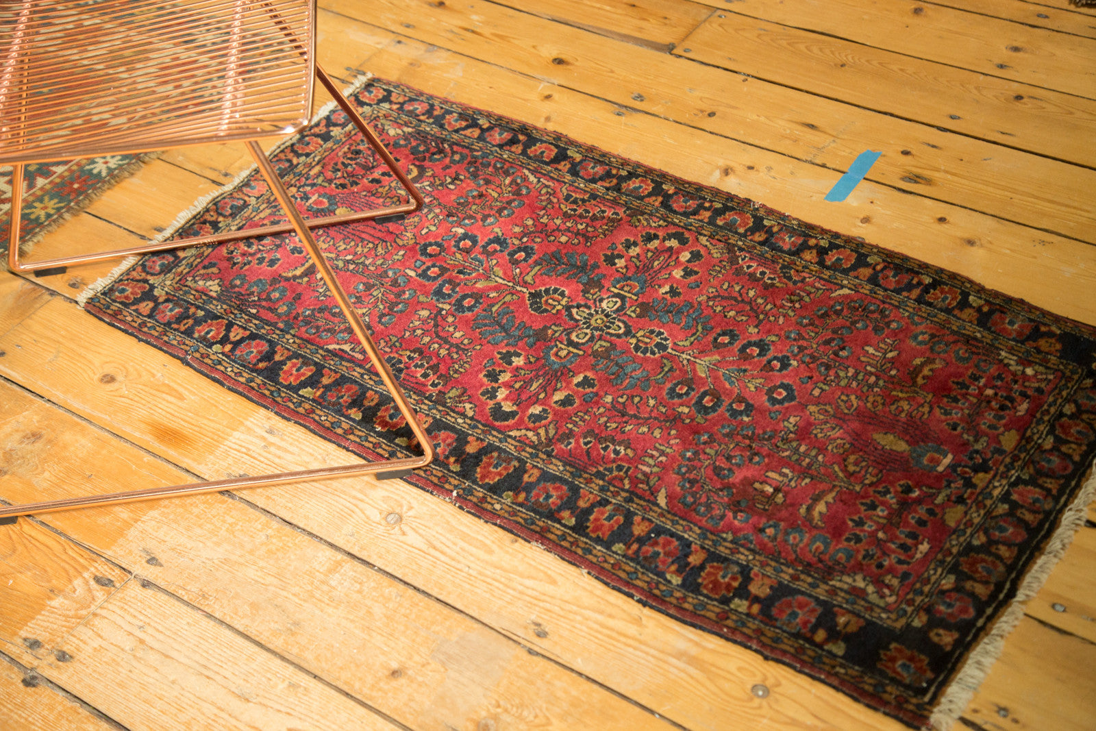 Vintage Sarouk Rug Runner