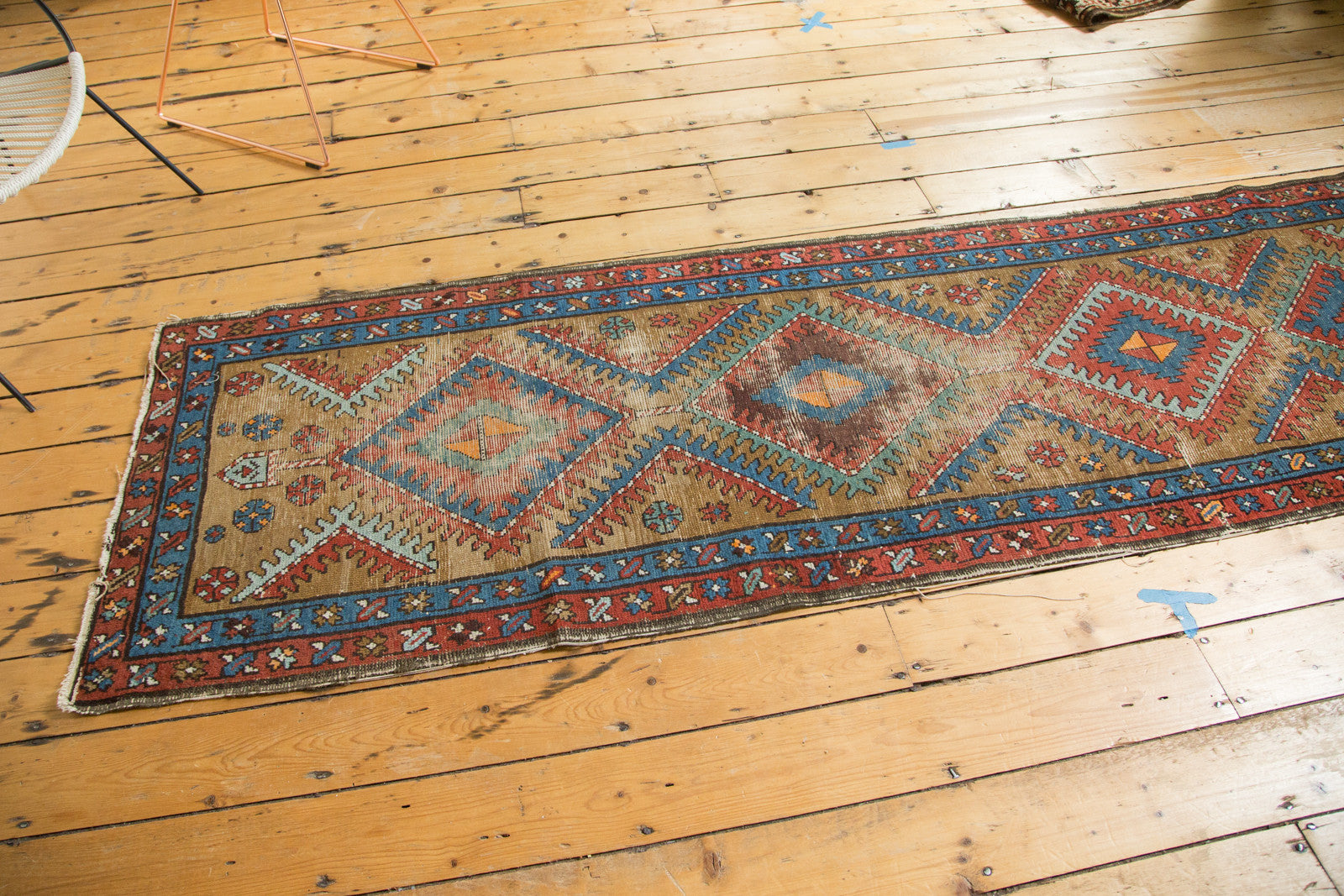  Vintage Bakshaish Rug Runner / Item 3623 image 2