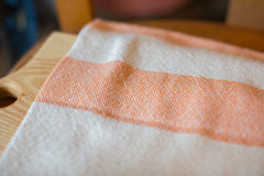 Handwoven in USA Loomination Dish Towel Orange // ONH Item 3655 Image 1