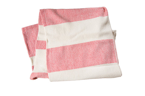 Hand-woven Spa Towel Cotton Throw // ONH Item 3658
