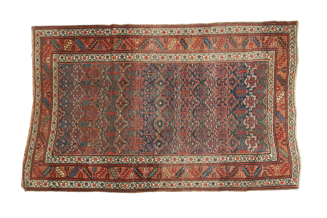 Antique Kurdish Bijar Rug