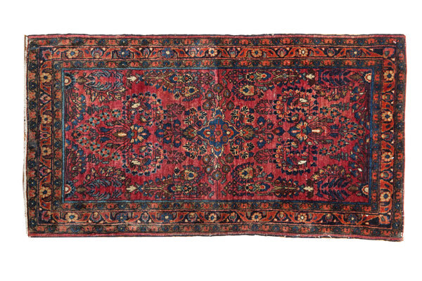 Vintage German Sarouk Rug Runner