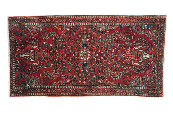 Vintage German Sarouk Rug Runner