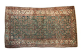 Vintage Fine Malayer rug with allover Herati design, animal motifs, and geometric borders.