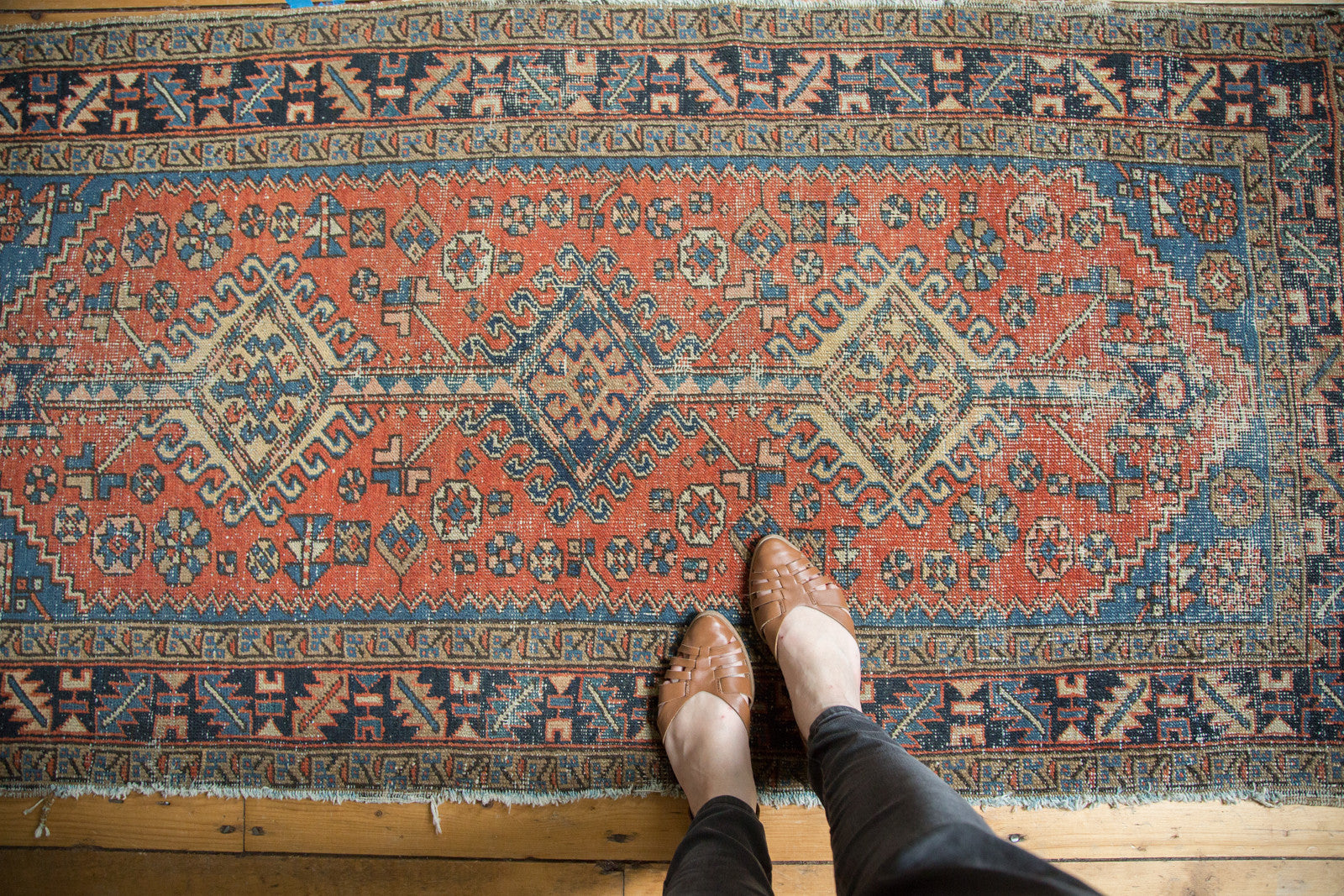 Vintage Heriz Rug Runner