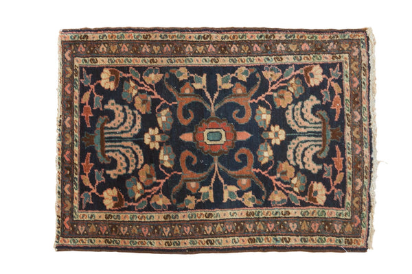 2x3 Vintage Fine Hamadan Rug Mat // ONH Item 3706