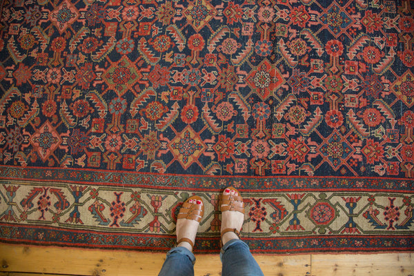 4.5x10 Antique Hamadan Rug Runner // ONH Item 3720 Image 1
