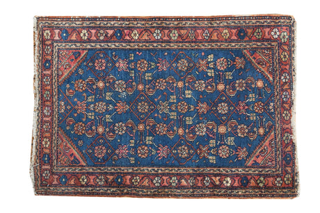 2'6" x 3'7" Vintage Fine Hamadan Rug / Item 3721 image 1