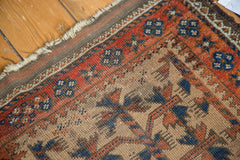 Antique Camel Hair Belouch Rug