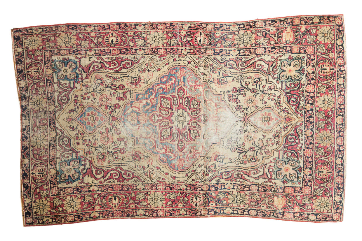 4x6.5 Antique Kermanshah Rug // ONH Item 3738
