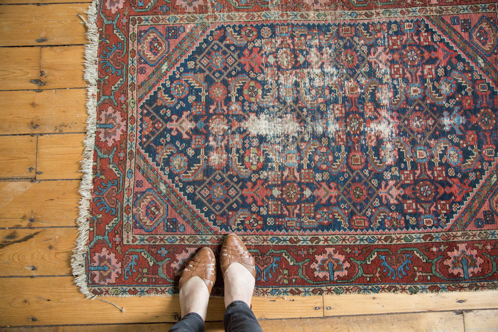 Vintage North West Persian Square Rug