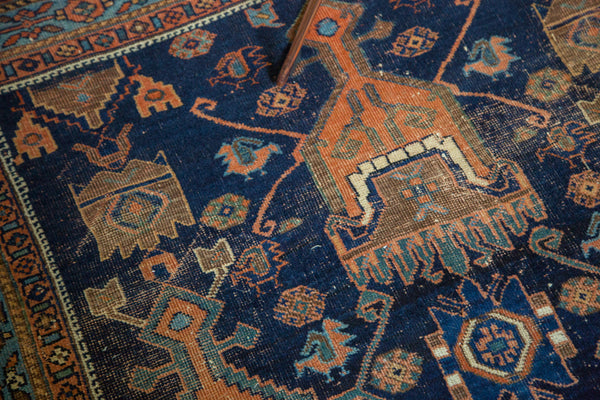 Antique Afshar Square Rug