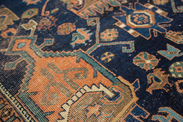 Antique Afshar Square Rug