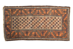 Vintage Camel Hair Belouch Rug