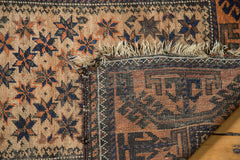 Vintage Camel Hair Belouch Rug