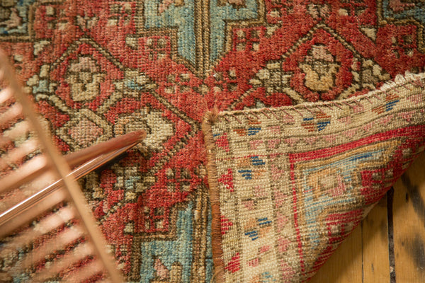 Antique Caucasian Square Rug Mat