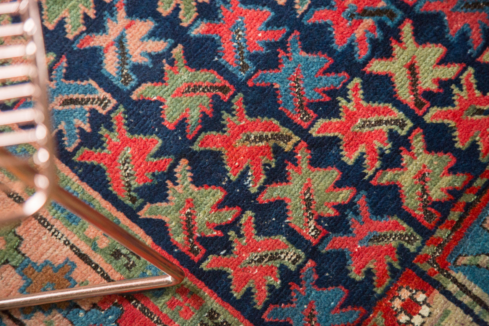 Vintage Caucasian Rug 2'10