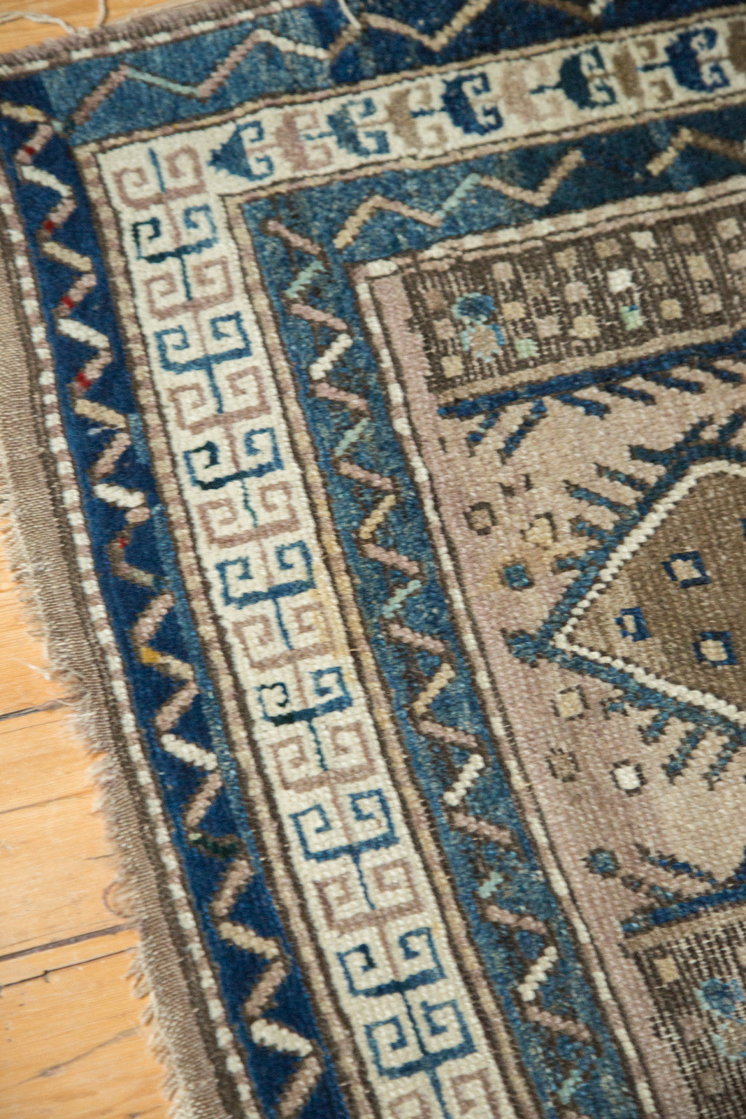 3.5x4 Vintage Caucasian Square Rug