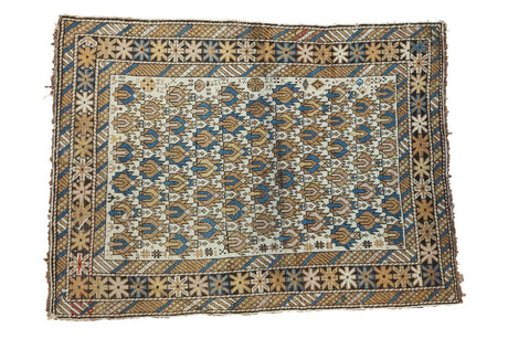 3'3" x 4'3" Antique Caucasian Rug / Item 3775 image 1