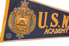 1980s US Naval Academy Felt Flag // ONH Item 3820 Image 1