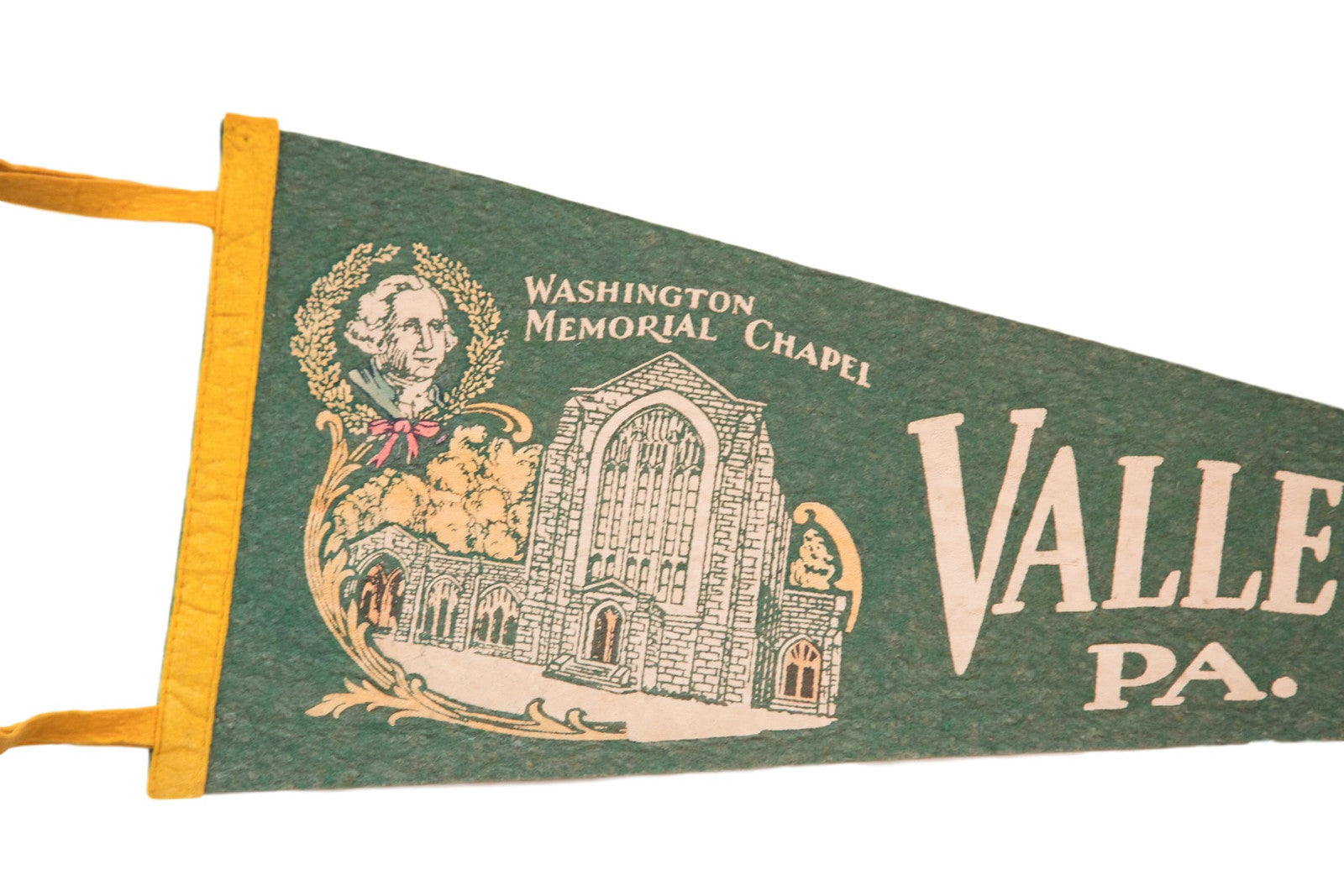 Green Valley Forge PA Felt Flag // ONH Item 3827 Image 1