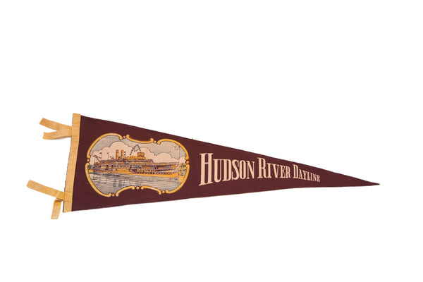 Hudson River Dayline Felt Flag // ONH Item 3829