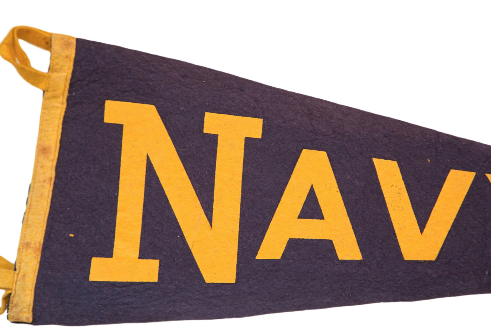 Extra Large Navy Felt Flag // ONH Item 3834 Image 1