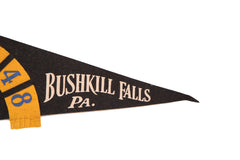 1948 Bushkill Falls PA Felt Flag // ONH Item 3846 Image 2