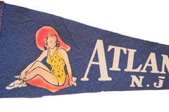 Atlantic City NJ Felt Flag // ONH Item 3847 Image 1