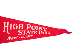High Point State Park NJ Felt Flag // ONH Item 3848 Image 2