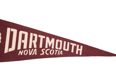 Dartmouth Nova Scotia Canada Felt Flag // ONH Item 3850 Image 2