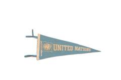 United Nations Felt Flag // ONH Item 3859