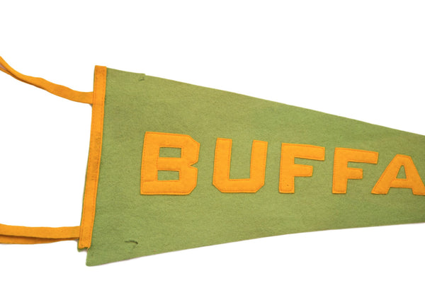 Antique Buffalo NY Felt Flag // ONH Item 3865 Image 1