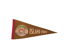 Island Park Casino Felt Flag // ONH Item 3878