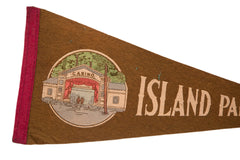 Island Park Casino Felt Flag // ONH Item 3878 Image 1